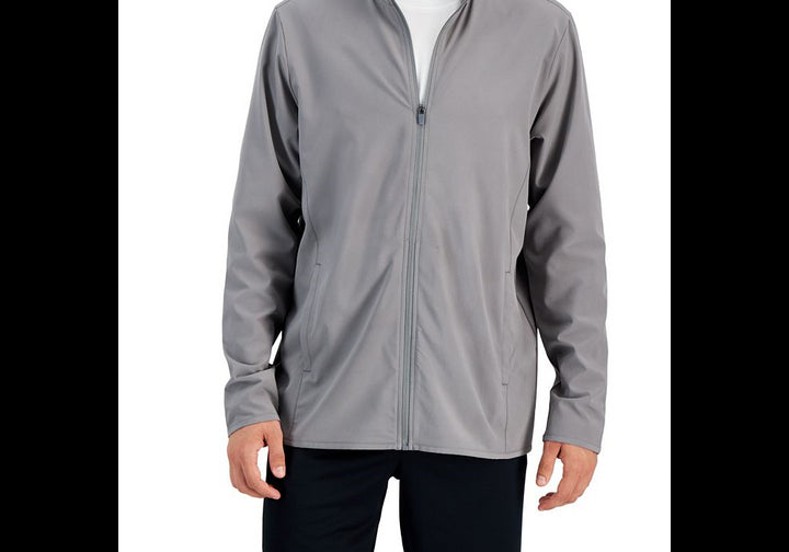 Id Ideology Men's Moisture-Wicking Full-Zip Jacket Gray Size XXL