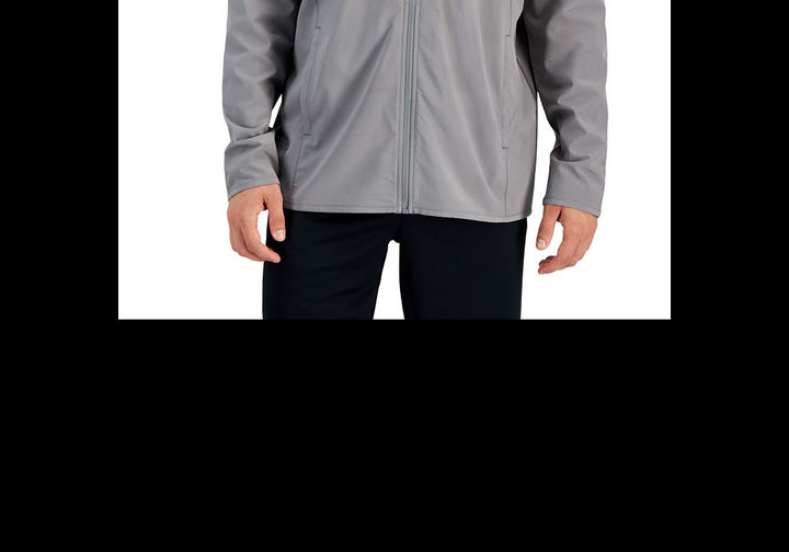 Id Ideology Men's Moisture-Wicking Full-Zip Jacket Gray Size XXL