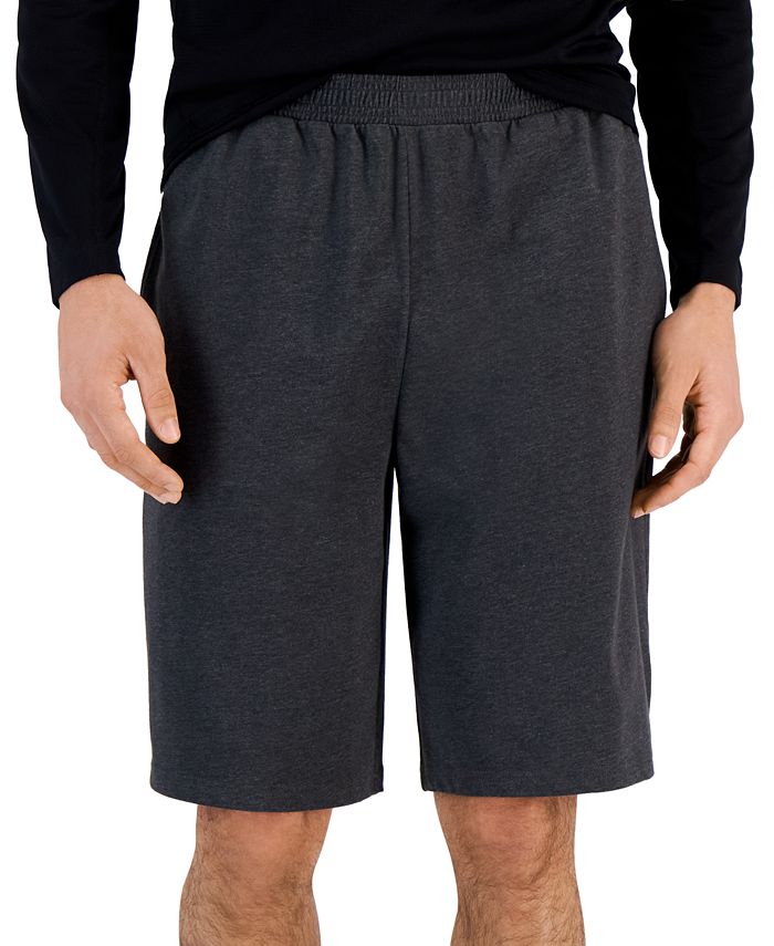 Id Ideology Men's Regular-Fit Jersey-Knit Shorts Black Size TBD