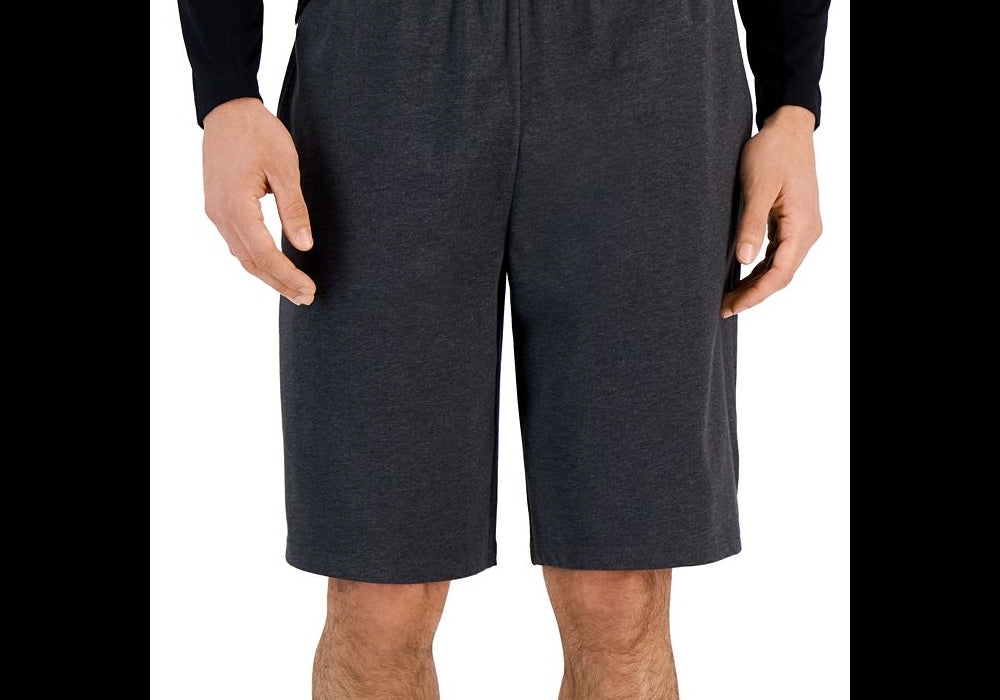 Id Ideology Men's Regular-Fit Jersey-Knit Shorts Black Size TBD