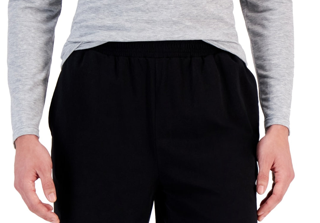 ID Ideology Men's Regular Fit Jersey Knit Shorts Black Size XX-Large