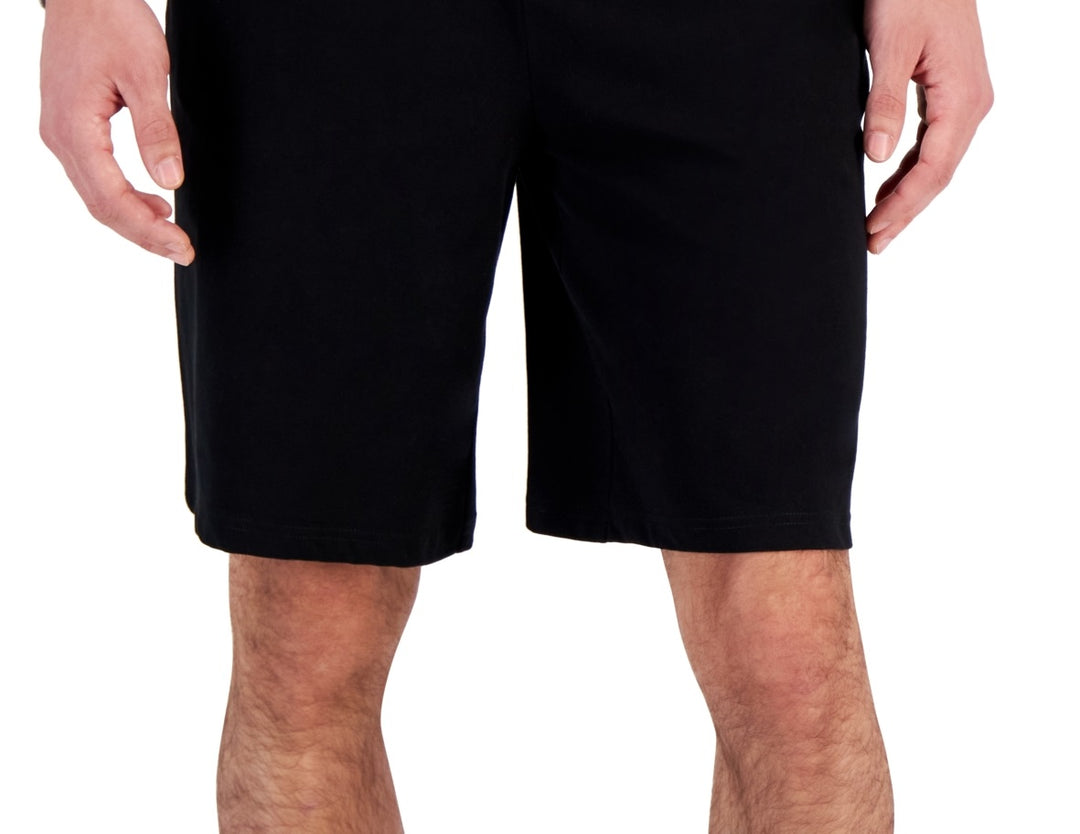 ID Ideology Men's Regular Fit Jersey Knit Shorts Black Size XX-Large