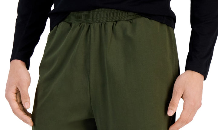 ID Ideology Men's Regular Fit Jersey Knit Shorts Green Size Small