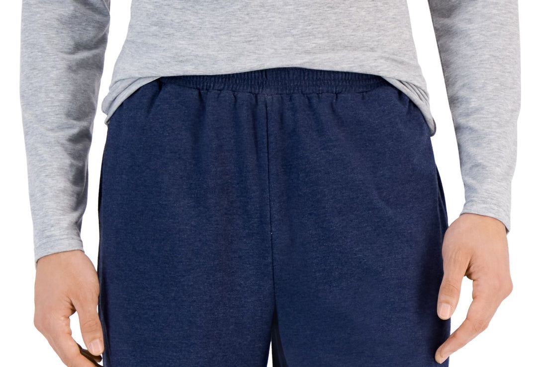 ID Ideology Men's Regular Fit Jersey Knit Shorts Blue Size XX-Large