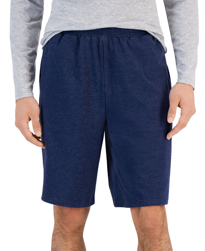 ID Ideology Men's Regular Fit Jersey Knit Shorts Blue Size Small