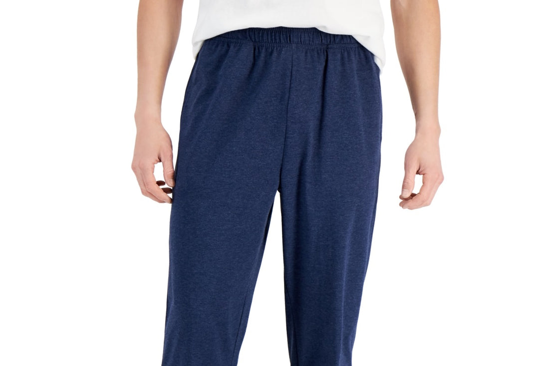 ID Ideology Men's Jersey Open Jogger Pants Blue Size X-Large