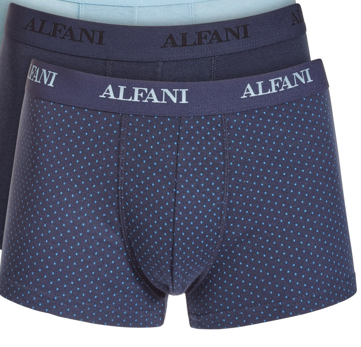 Alfani Men's 5 Pk Moisture Wicking Trunks Blue Size Large