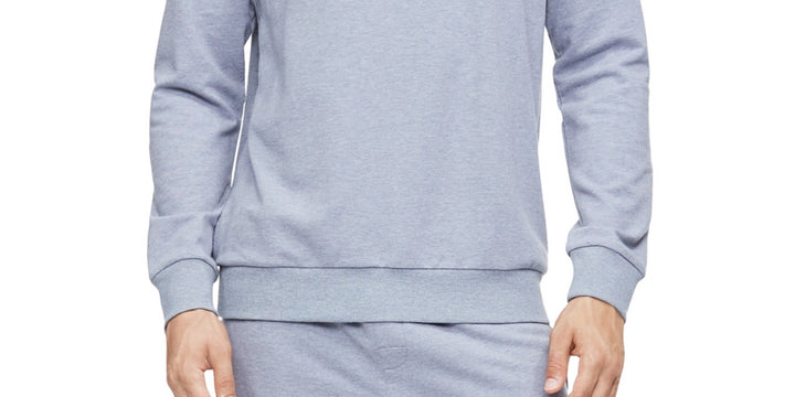 Calvin Klein Men's Sweatshirt Nightwear Sleep Shirt Blue Size X-Large