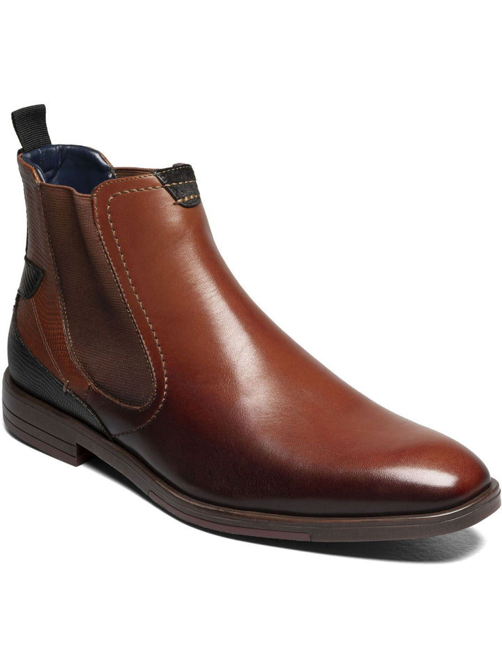 Stacy Adams Men's Rayford Plain Toe Chelsea Boots Brown