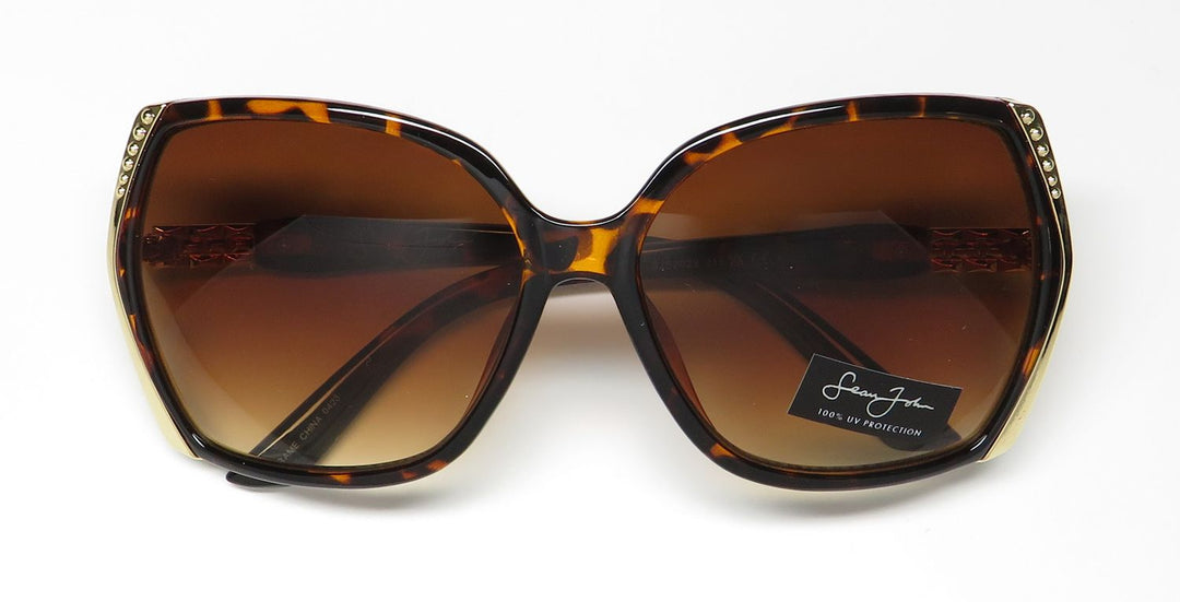 Sean John SJS2023 Sunglasses Oversized Lenses 100% UV Protection Designer des