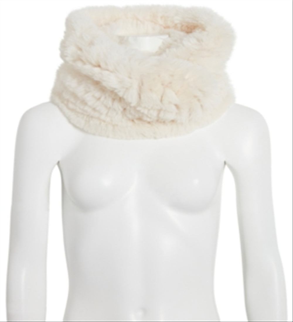 Steve Madden Women's Faux Winter Infinity Scarf White Size Regular