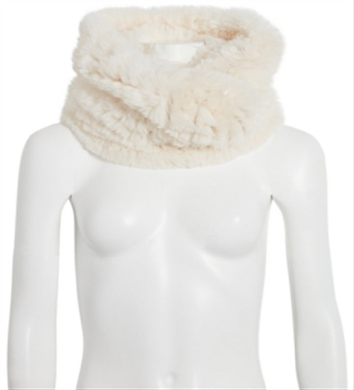 Steve Madden Women's Faux Winter Infinity Scarf White Size Regular