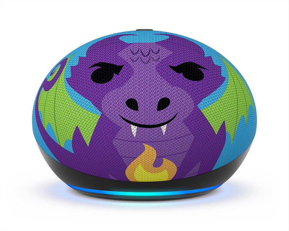 Amazon - Echo Dot Kids (5th Gen, 2022 Release) with Alexa - Fire Dragon