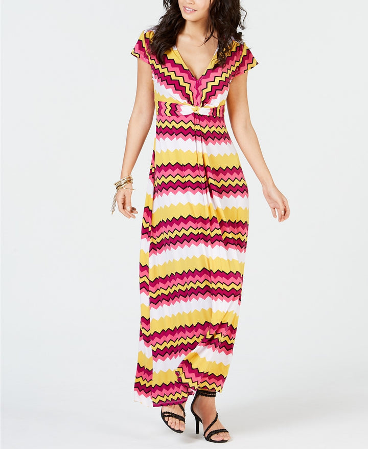 Thalia Sodi Women's Printed Maxi Dress Multi