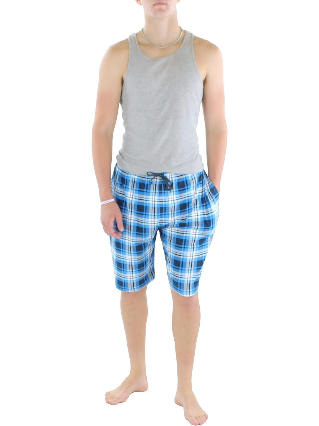 Perry Ellis Portfolio Men's Pajama Sleepwear Sleep Short Blue Size XX-Large