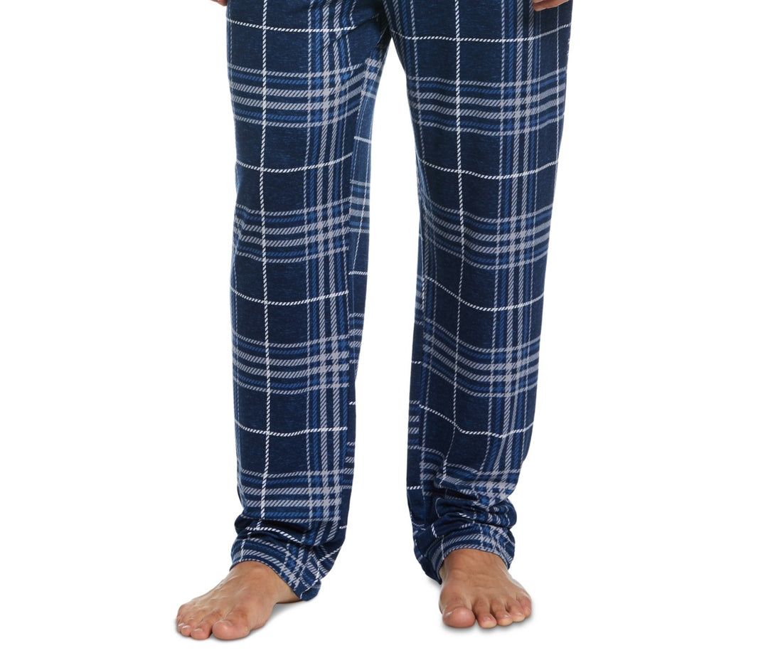 Perry Ellis Portfolio Men's Cozy Comfy Sleep Pant Blue Size XL