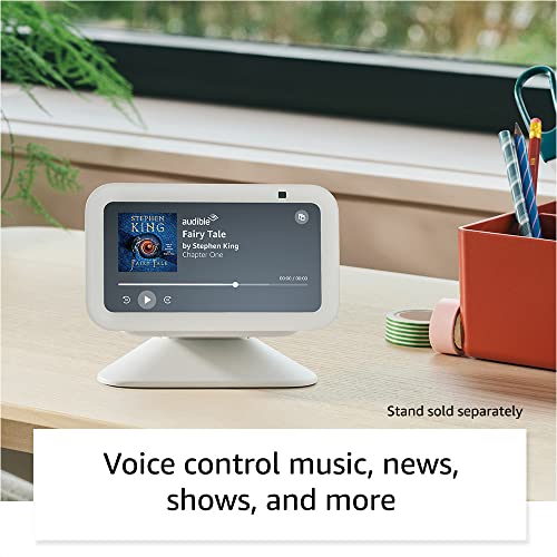 Echo Show 5 (3rd Gen, 2023 release) Smart display with deeper bass and clearer sound / Charcoal