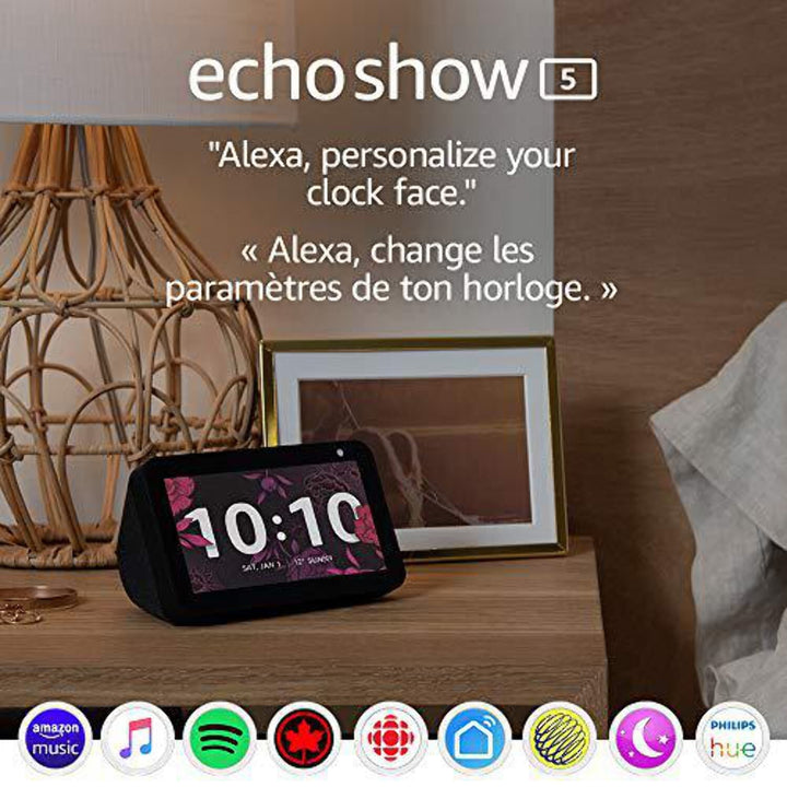 Echo_Show 5 (2nd Generation) - Smart display - LCD 5.5" - wireless - Bluetooth, Wi-Fi - deep sea blue OPEN BOX