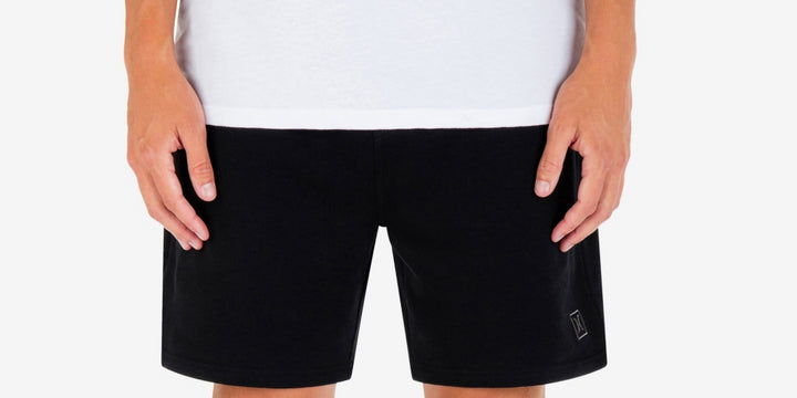 Hurley Men's Icon Boxed Drawcord Closure Short Shorts Black Size Small