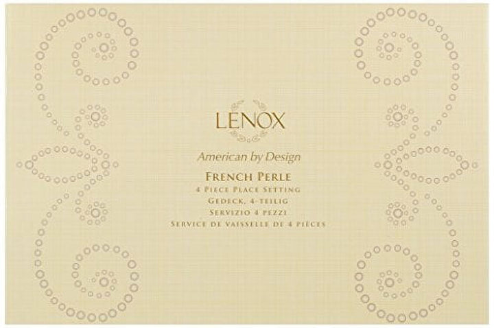 Lenox Off- White French Perle 4-Piece Place Setting 6.80 Lb White