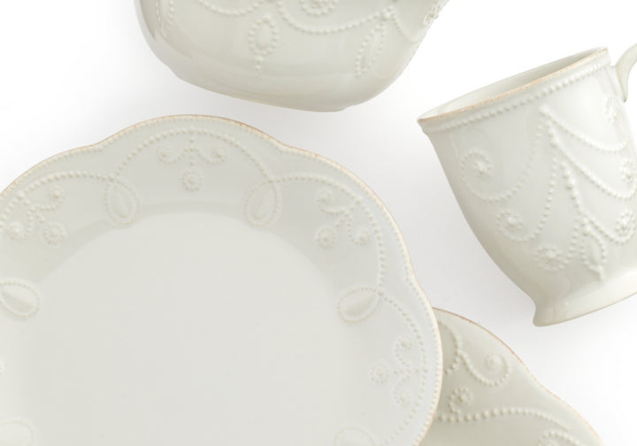 Lenox Off- White French Perle 4-Piece Place Setting 6.80 Lb White