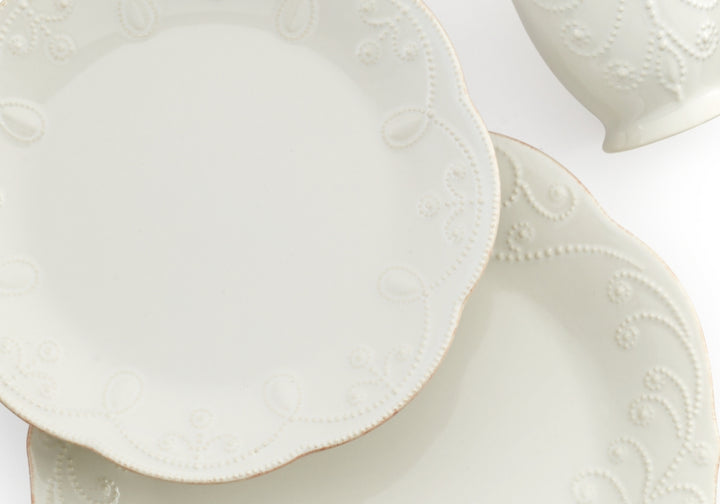 Lenox Off- White French Perle 4-Piece Place Setting 6.80 Lb White