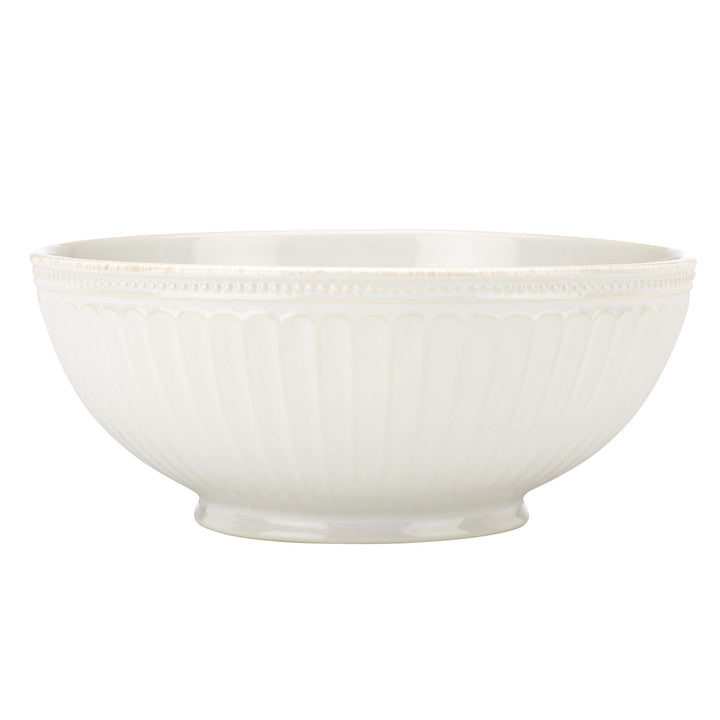 Lenox French Perle Groove Serving Bowl White