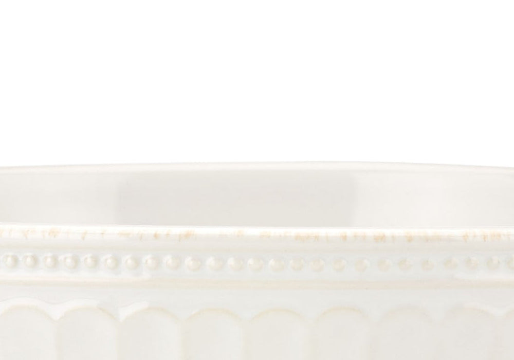 Lenox French Perle Groove Serving Bowl White