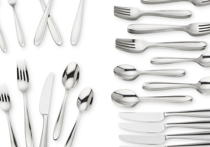 Lenox Cantera Stainless Steel 65-Piece Flatware Set Silver