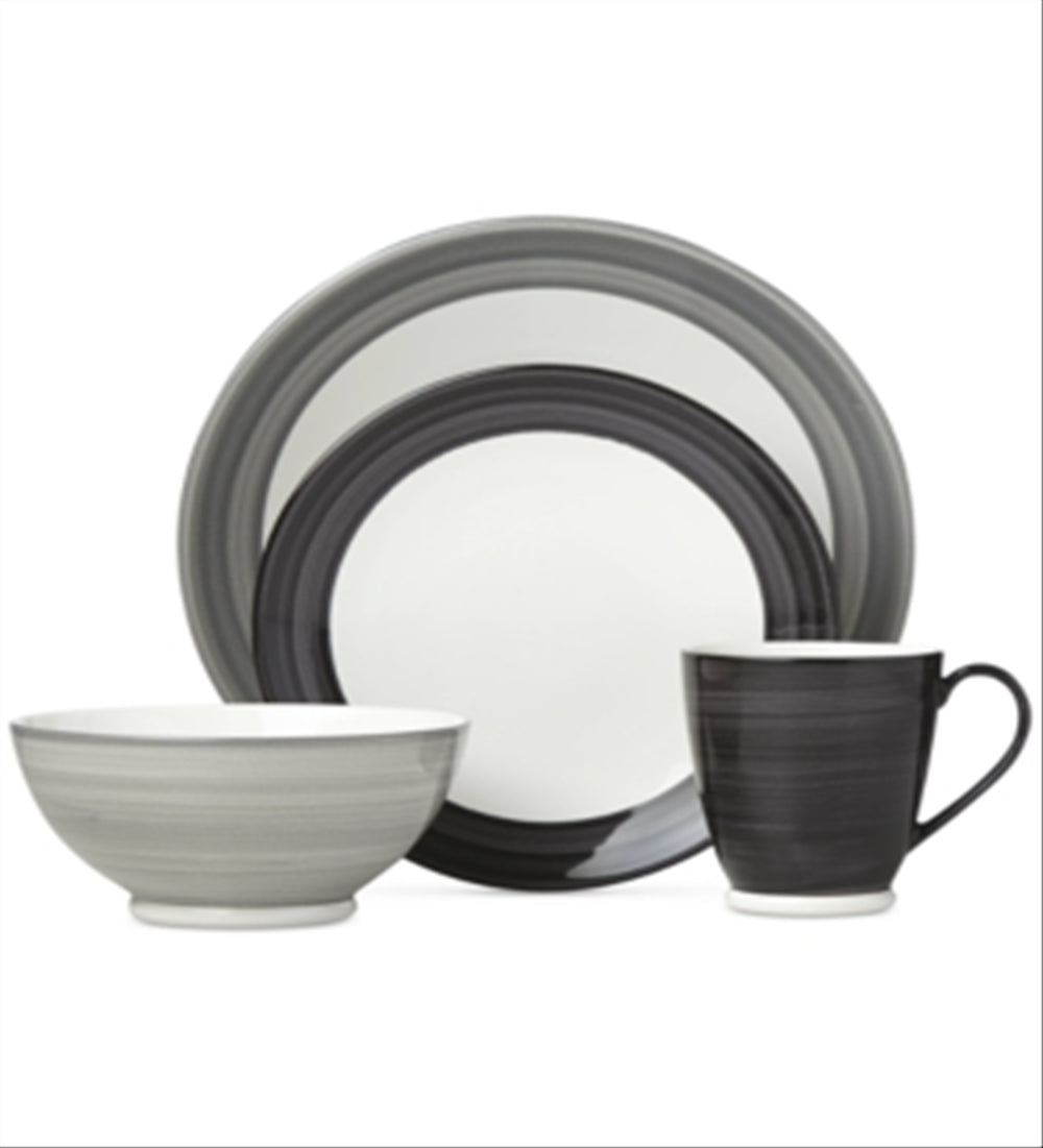 Kate Spade New York Charles Lane 4-Pc. Place Setting Black