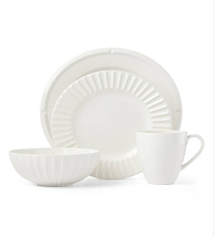 Kate Spade New York Tribeca 16-Pc Dinnerware Set Service For 4 White