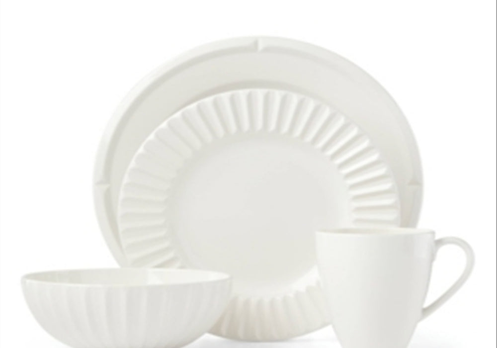 Kate Spade New York Tribeca 16-Pc Dinnerware Set Service For 4 White