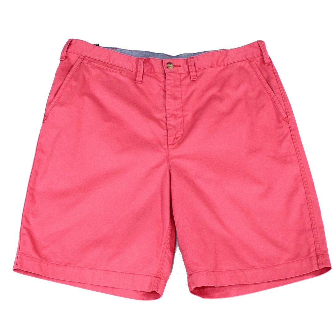 Ralph Lauren Men's 10 Inch Relaxed Fit Chino Shorts Pink Size 28