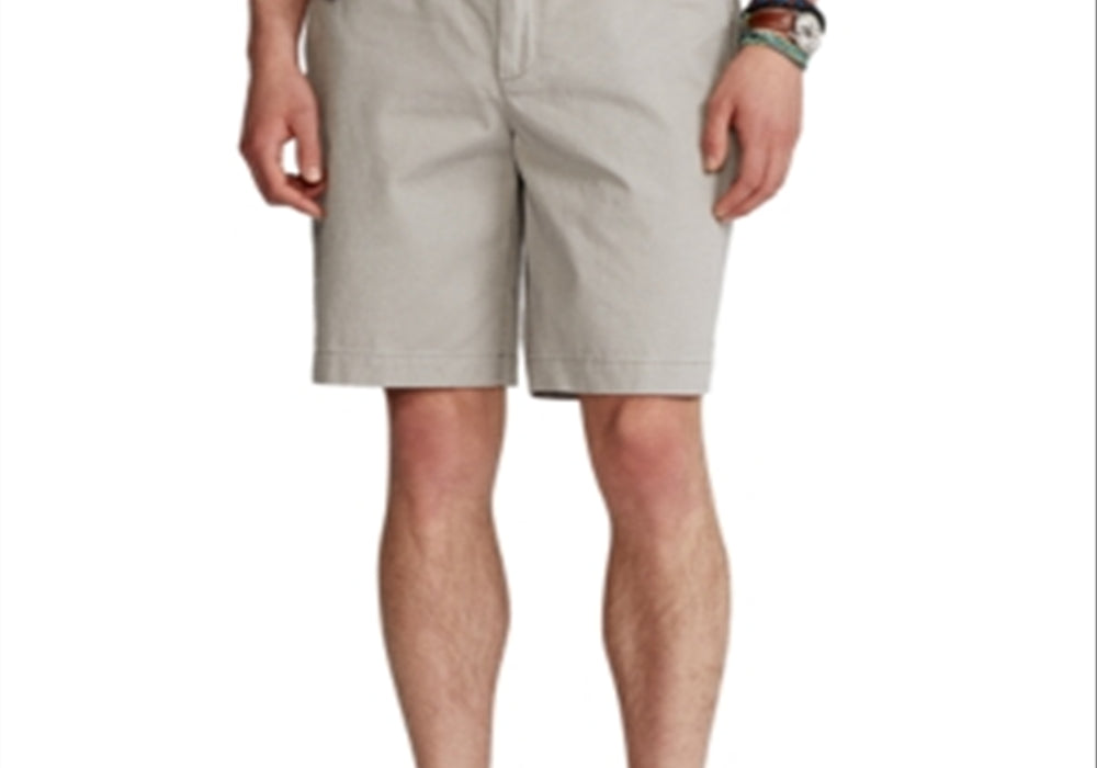 Polo Ralph Lauren Men's 10-Inch Relaxed Fit Chino Shorts Gray Size 30