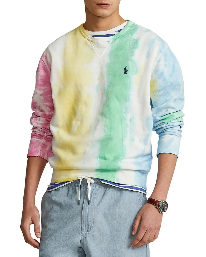 Polo Ralph Lauren Tie-Dye Fleece Sweatshirt Multi Size SM