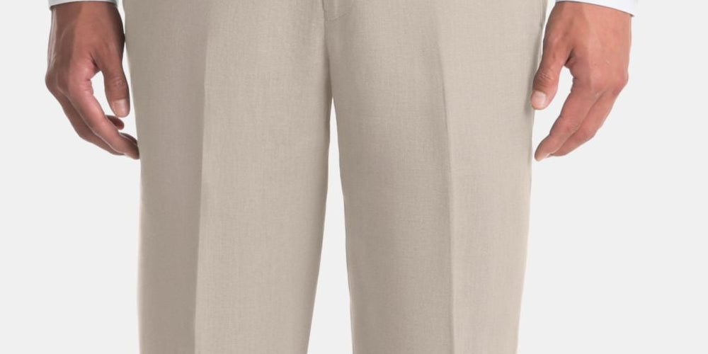 Ralph Lauren Men's Flat Front  Classic Fit Pants Beige Size 32X32