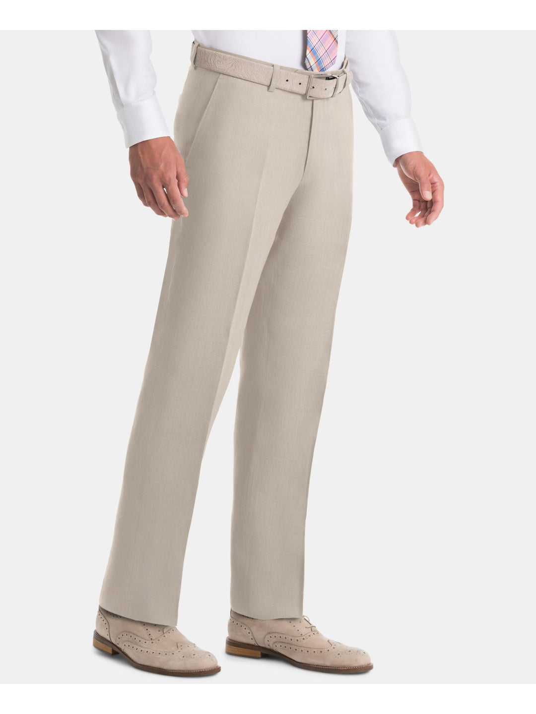 Ralph Lauren Men's Flat Front Classic Fit Pants Beige Size 33X32