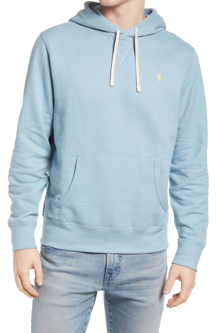 Polo Ralph Lauren Men's Fleece Pullover Hoodie Blue Size SM