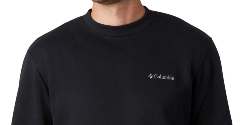 Columbia Men's Hart Mountain Ii Crew Sweatshirt Black Size Small
