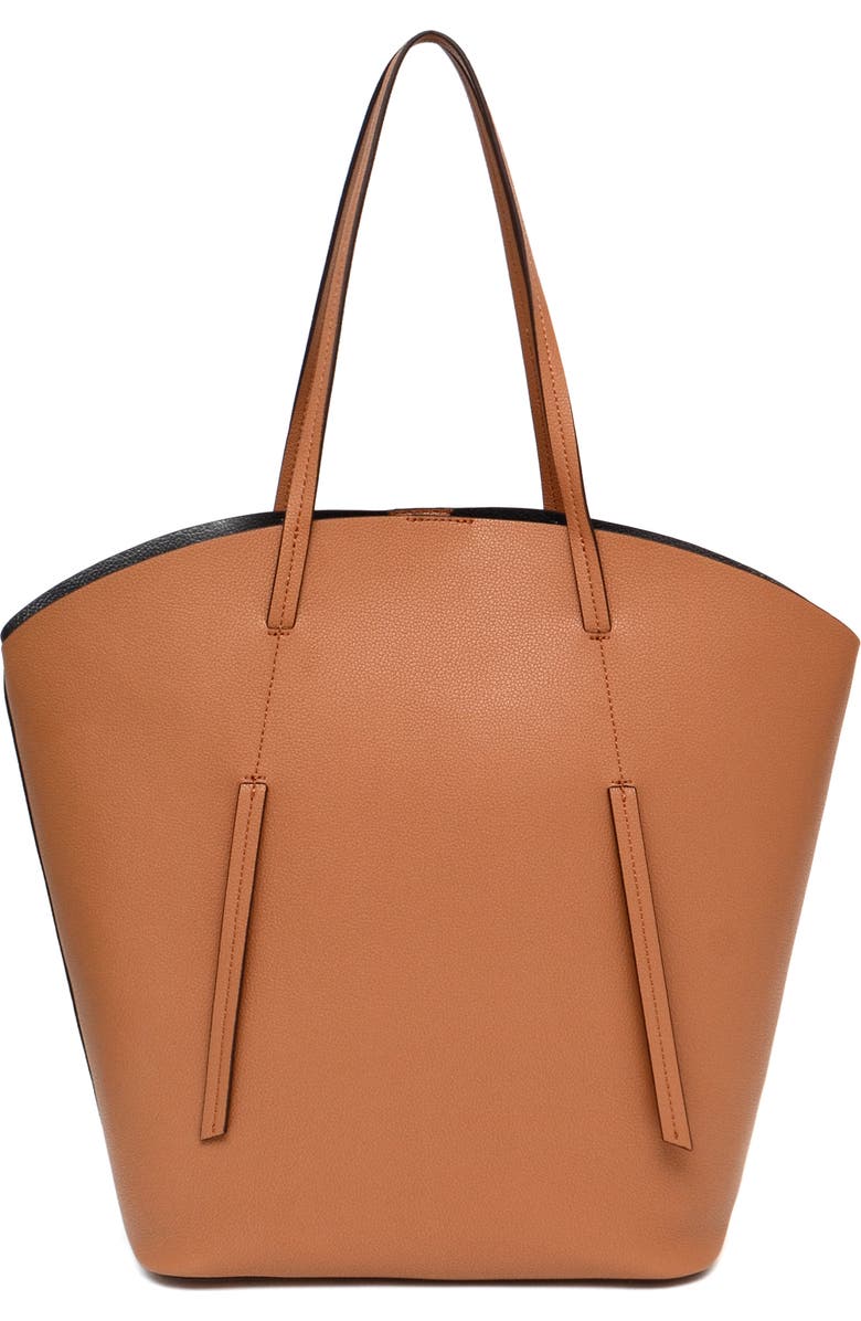 Thacker Tocar Leather Tote Bag Caramel