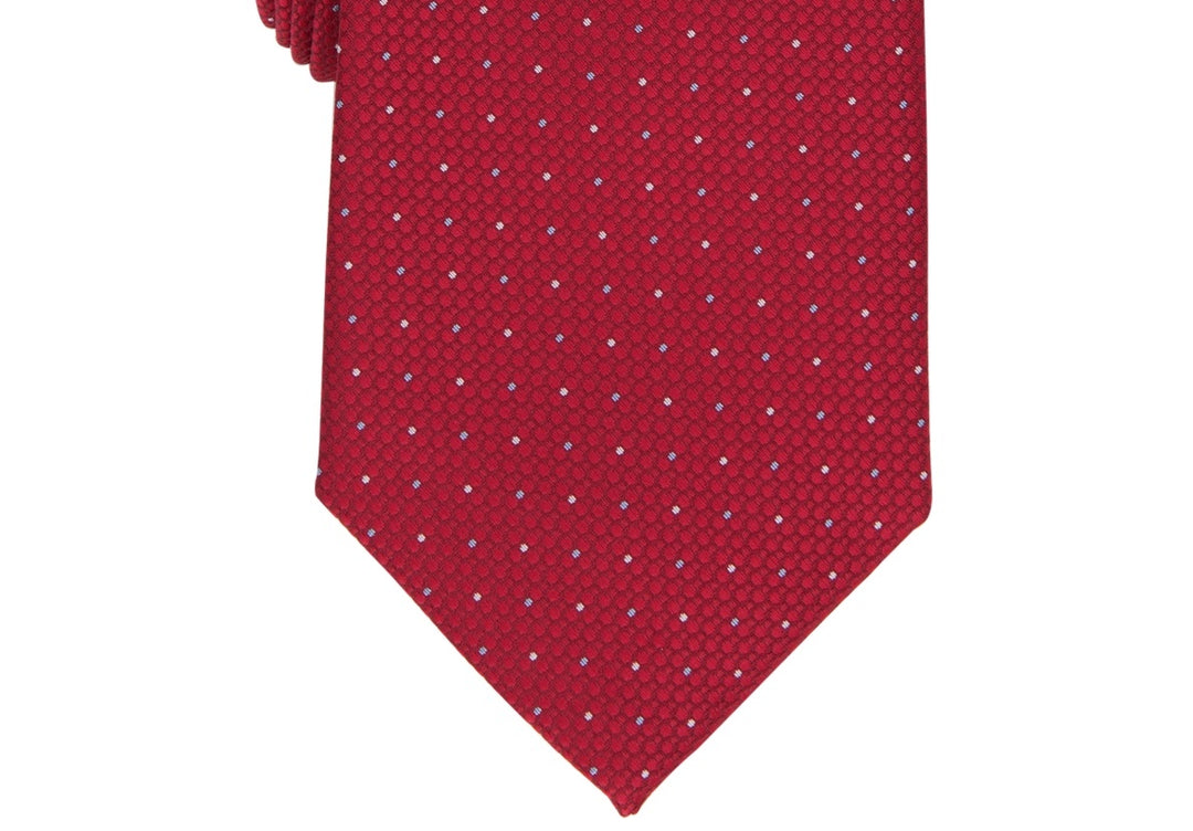 Club Room Men's Bower Dot Tie Red Size Regular