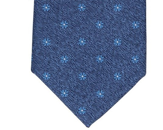Club Room Men's Lampley Floral Tie Blue Size Regular