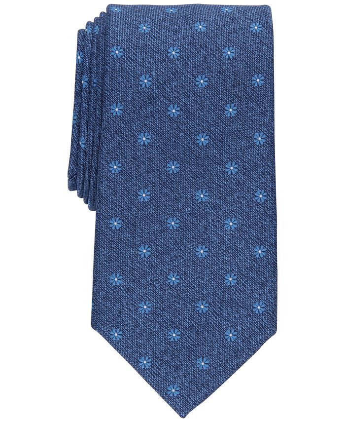 Club Room Men's Lampley Floral Tie Blue Size Regular