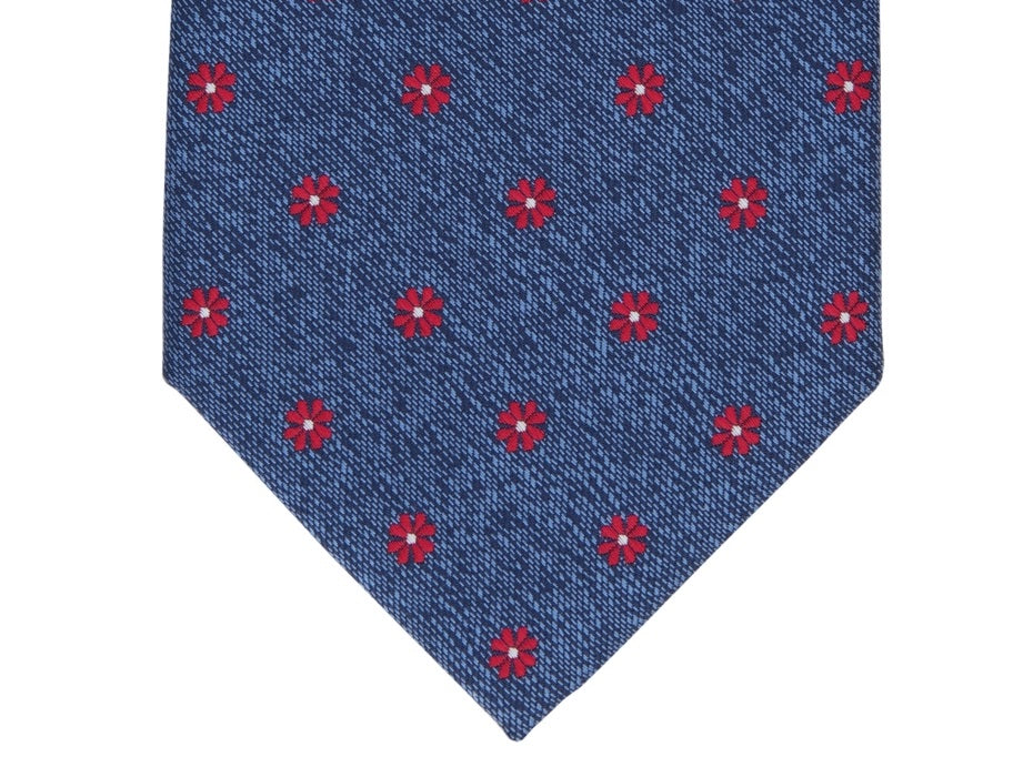 Club Room Men's Lampley Floral Tie Red Size Regular