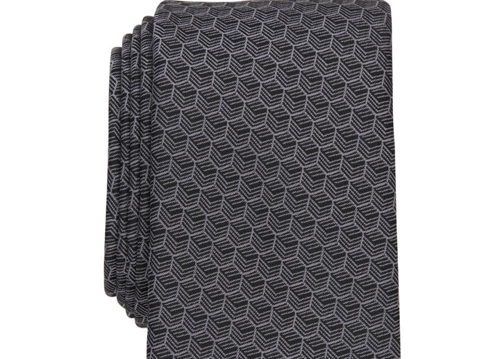 Alfani Men's Geo Print Tie Gray Size Regular