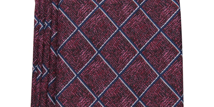Alfani Men's Wendell Grid Tie Red Size Regular