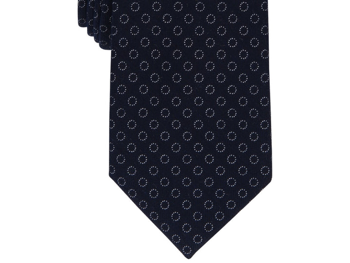Alfani Men's Slim Dotted Circle Tie Blue Size Regular