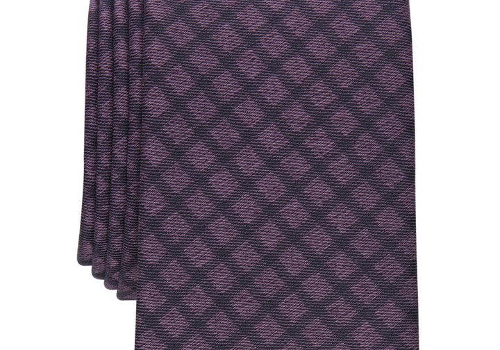 Alfani Men's Gahln Check Tie Pink One Size