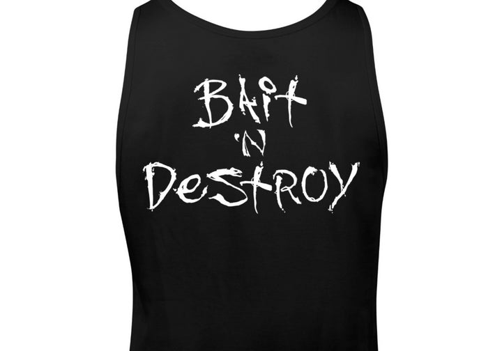 Salt Life Men's Bait N Destroy Tank Black Size XX-Large