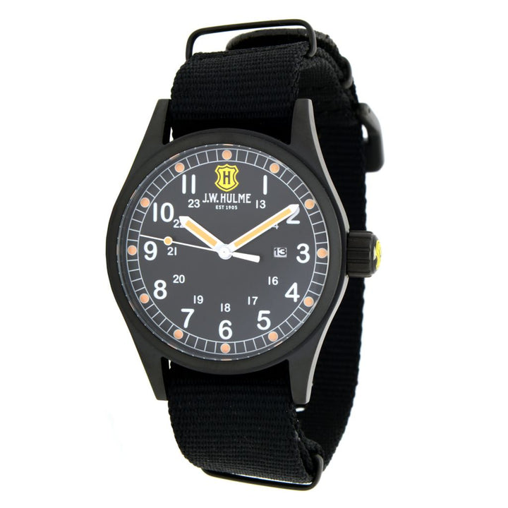 J.W. Hulme 42mm Quartz Date Nylon Strap Watch